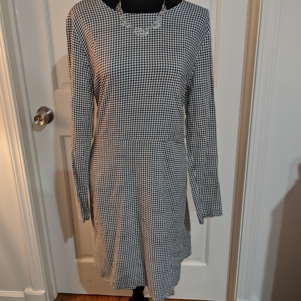 H&M checkered dress